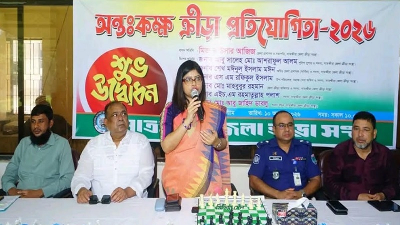 সাতক্ষীরায় অন্তঃকক্ষ ক্রীড়া প্রতিযোগিতার উদ্বোধন